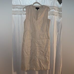 Banana Republic Cream Midi Dress